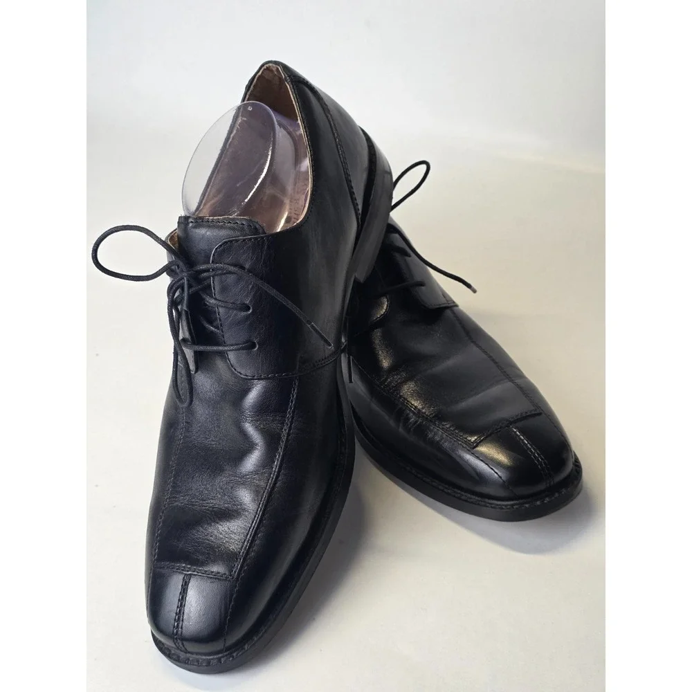 Florsheim Men's Dress Shoes Size‎ 11 D Black Leather Oxford Lace Up Classic